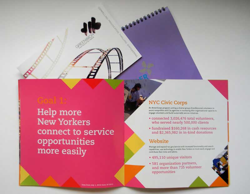 color booklets printed by Rapid Press in Stamford